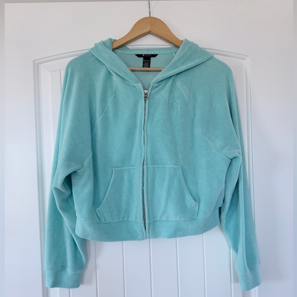 Victoria’s Secret green  mint hoodie ,Size S